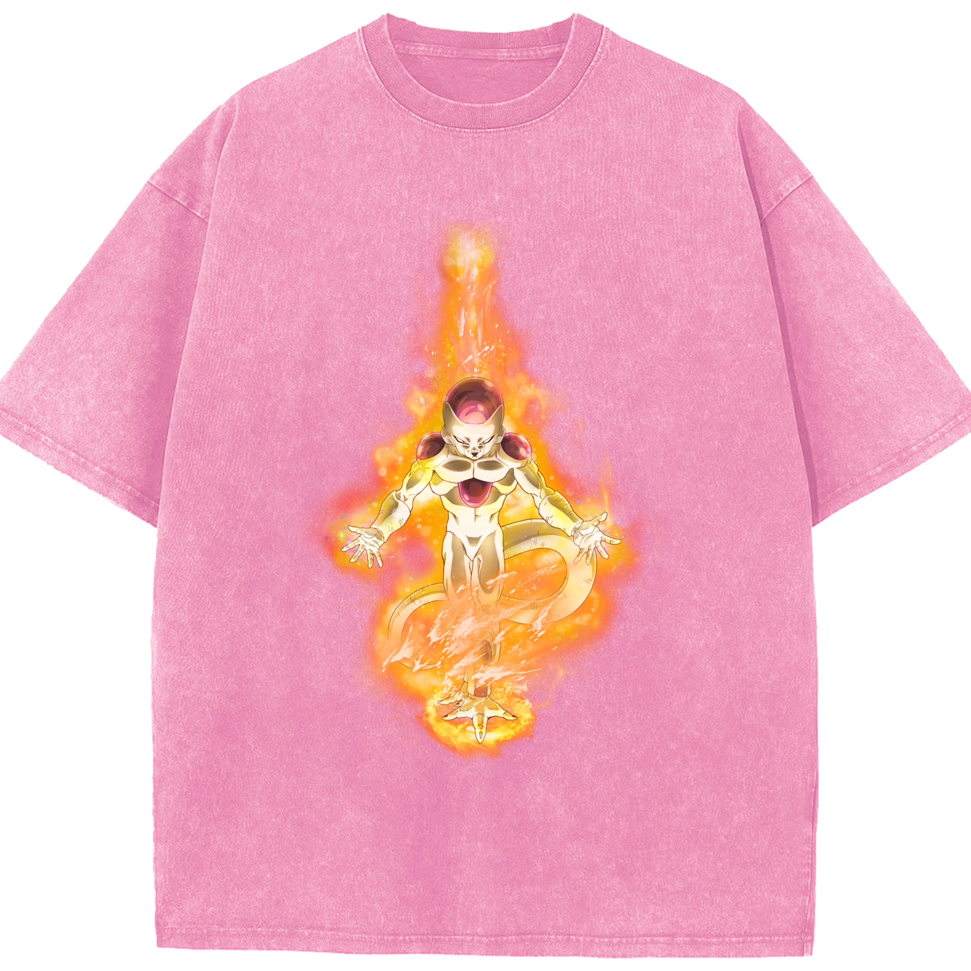 （画像用） ドラゴンボール フリーザ DRAGON BALL Frieza 綿100% ヴィンテージ風 半袖Tシャツ（フロントプリント）